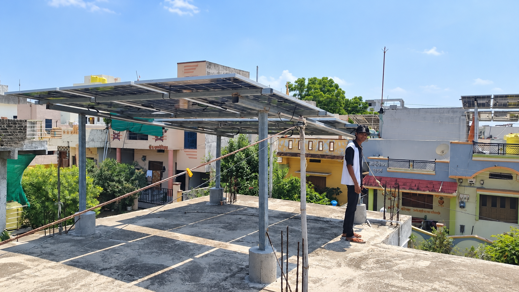 Rooftop solar project in Mumbai